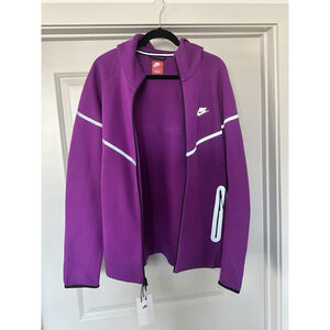 New! Nike Tech Fleece Reflective Full Zip Jacket Sz Large FZ0754 505